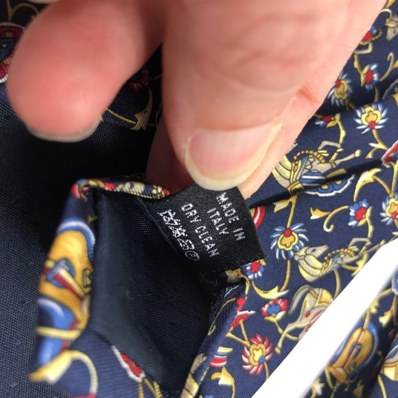 Il David by Florence Men's Silk Tie Equestrian - Picture 5 of 6